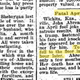 Imagen: parte del periódico del 11 de abril de 1896 en Wisconsin (Newspapers.com)